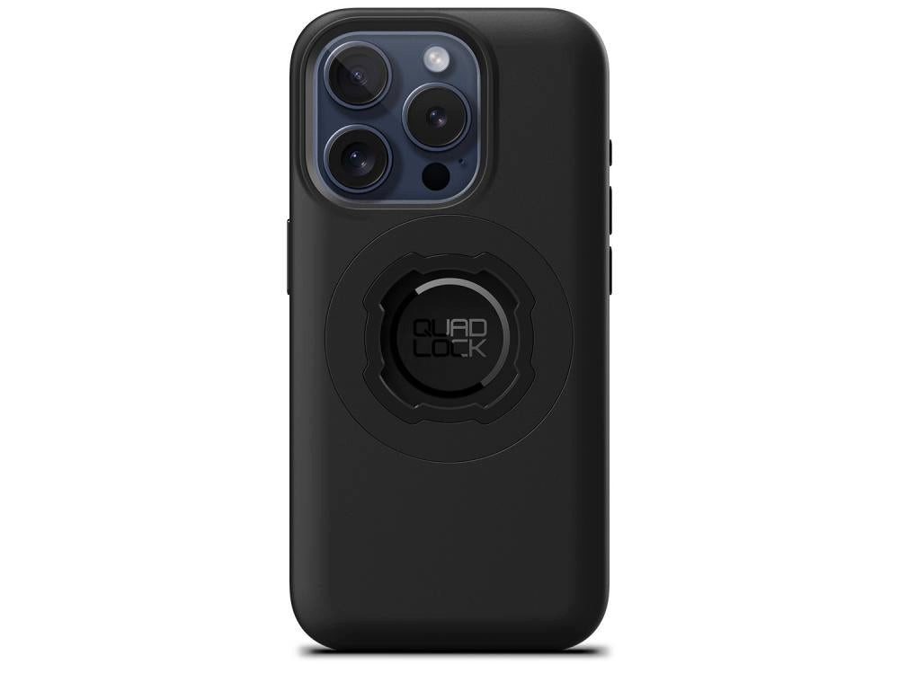 Quad Lock Fahrradtasche Quad Lock MAG Case iPhone 15 Pro Schwarz - Stoßfest, MagSafe-kompatibe