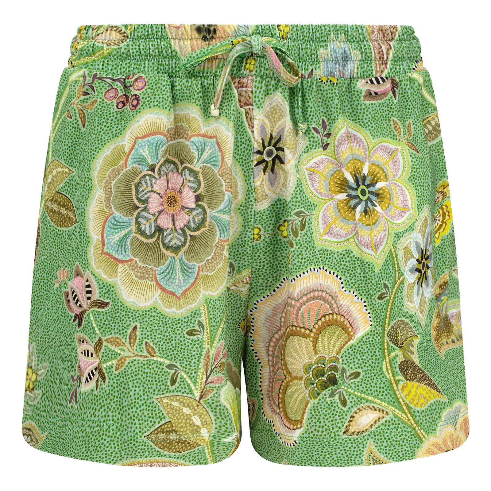 PiP Studio Pyjamashorts Bob Short Trousers Matata mit geblümten Muster