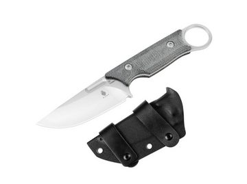 Kizer Universalmesser Kizer Cabox Micarta Black feststehendes Messer mit Scheide, (1 St)