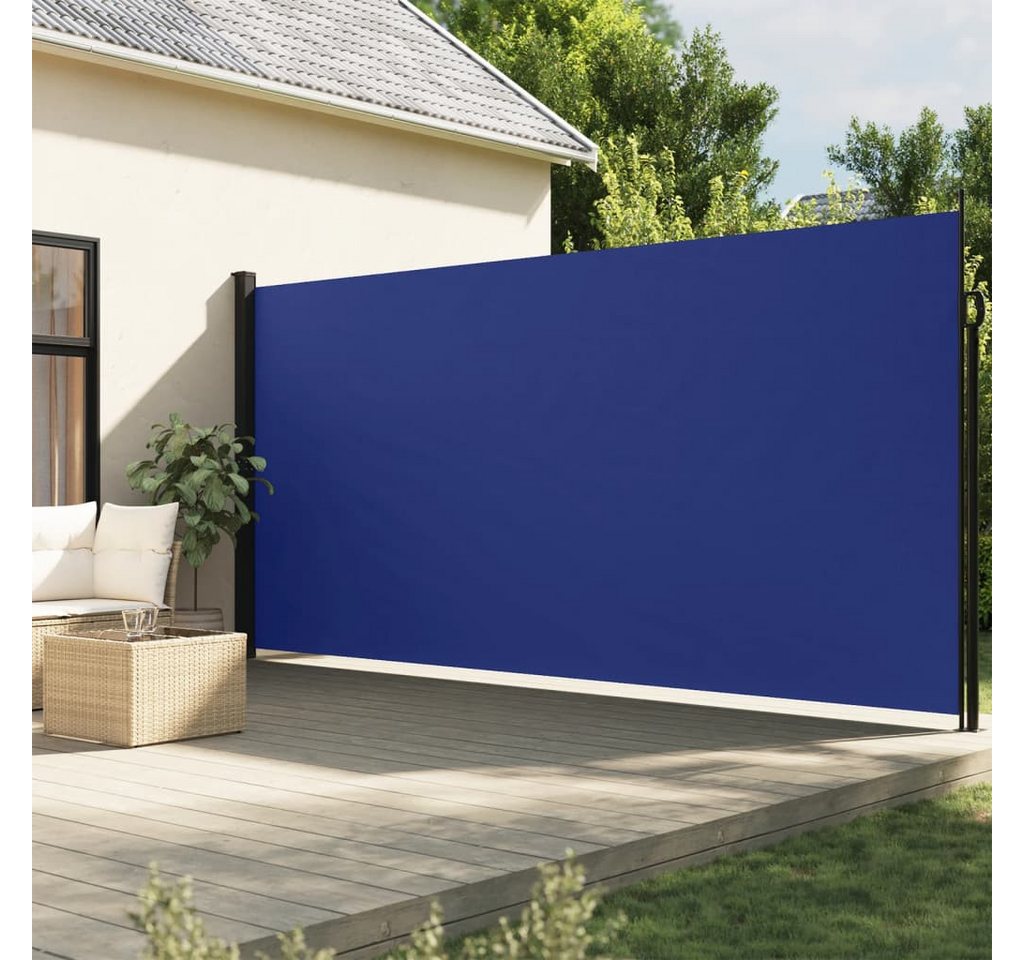 Thumbnail - vidaXL Seitenmarkise Sichtschutz Windschutz Ausziehbar Blau 220x300 cm