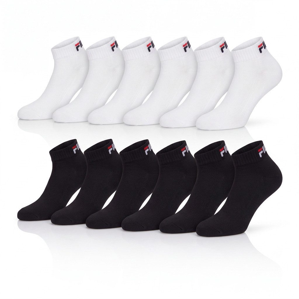 Fila Kurzsocken UNISEX QUARTER PLAIN SOCKS (12-Paar) – Bild 2 von 5
