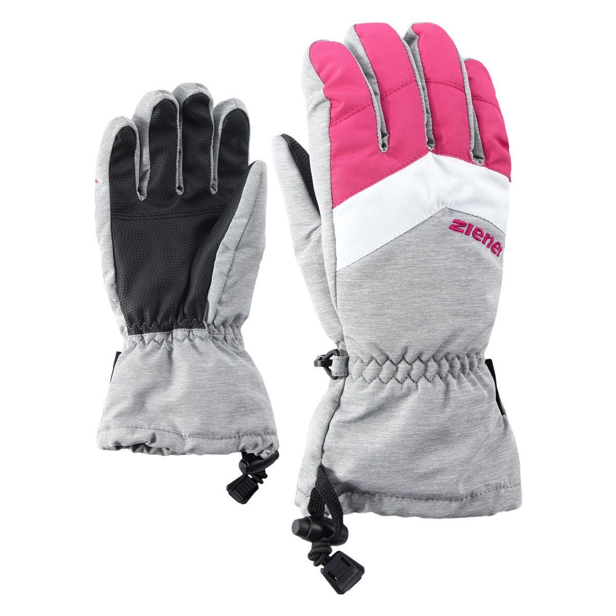 Ziener Skihandschuhe Lett-z AS Glove Junior Unisex Hochwertige Skihandschuhe für Kinder, die Schutz, Komfort und
