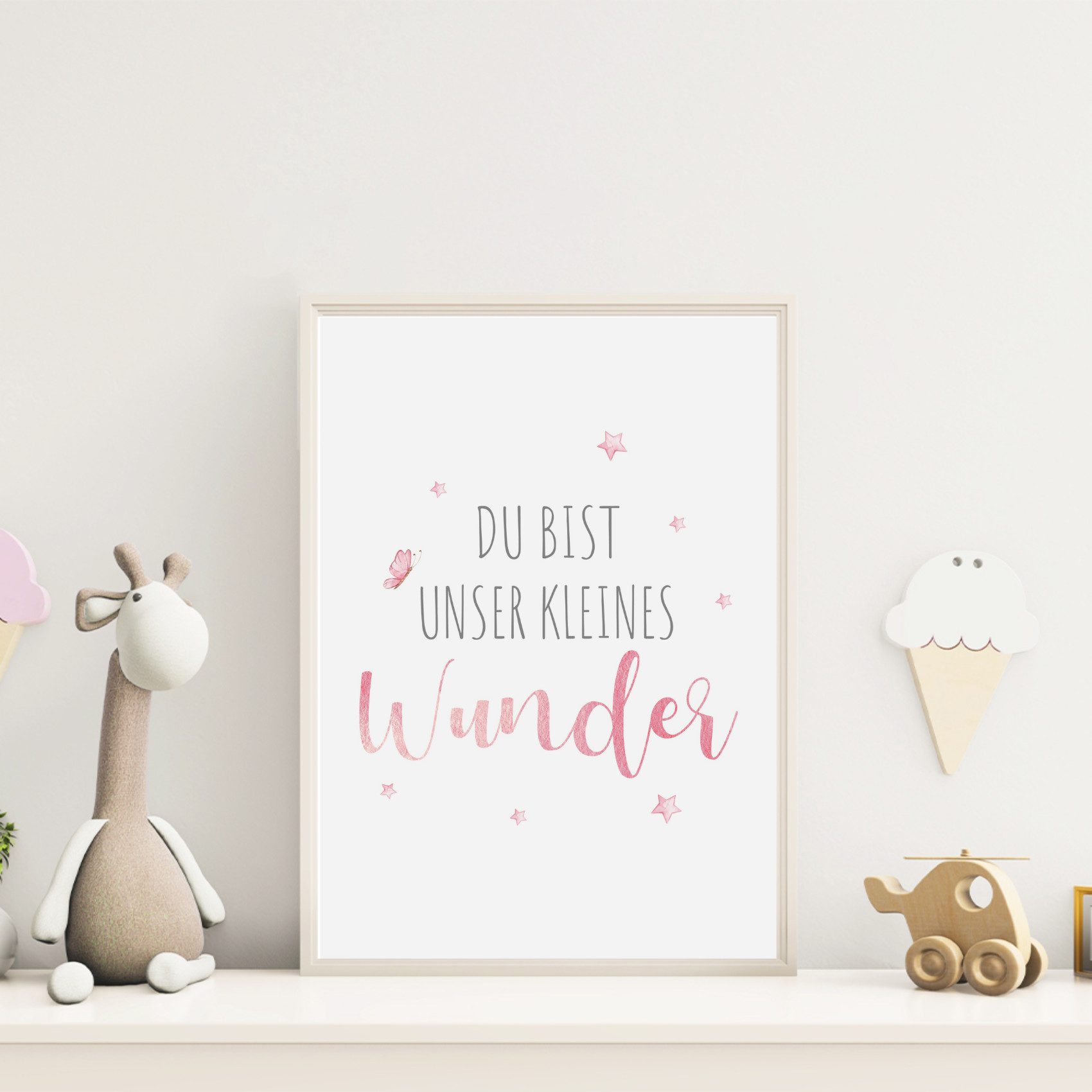 MeinBaby123® Poster Bilder Kinderzimmer, Poster Kinderzimmer Deko, Babyzimmer Deko, Spruch Wandbilder – Bild 4 von 5