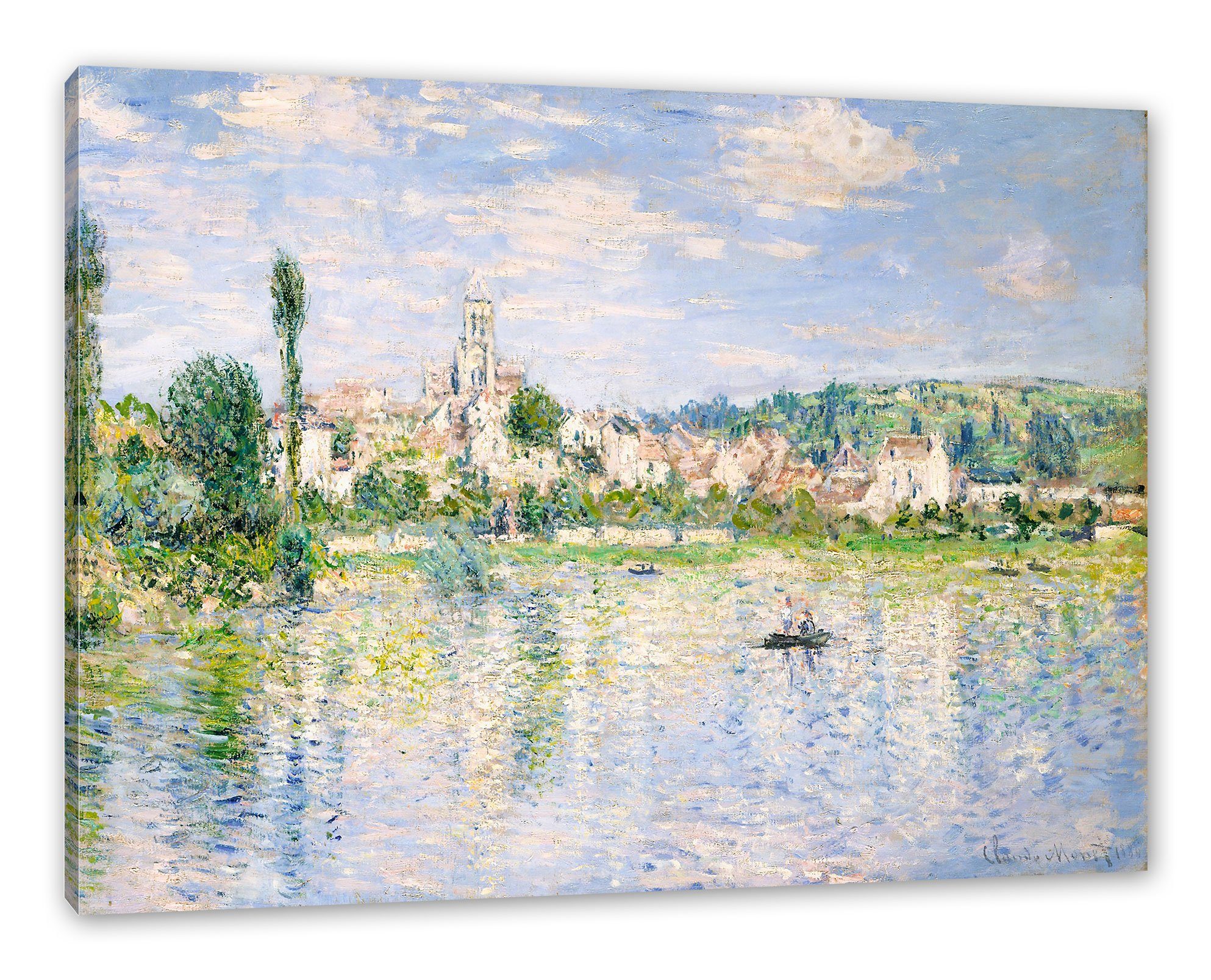 Pixxprint Leinwandbild Claude Monet - Vétheuil günstig online kaufen