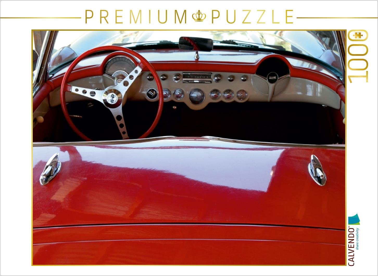 CALVENDO Puzzle »CALVENDO Puzzle Chevrolet Corvette 1958, Hackberry,  Arizona, USA 1000 Teile Lege-Größe 64 x 48 cm Foto-Puzzle Bild von gro«,  1000 Puzzleteile online kaufen | OTTO