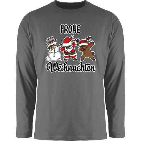 Shirtracer Rundhalsshirt Frohe Weihnachten Dabbing Weihachten Kleidung