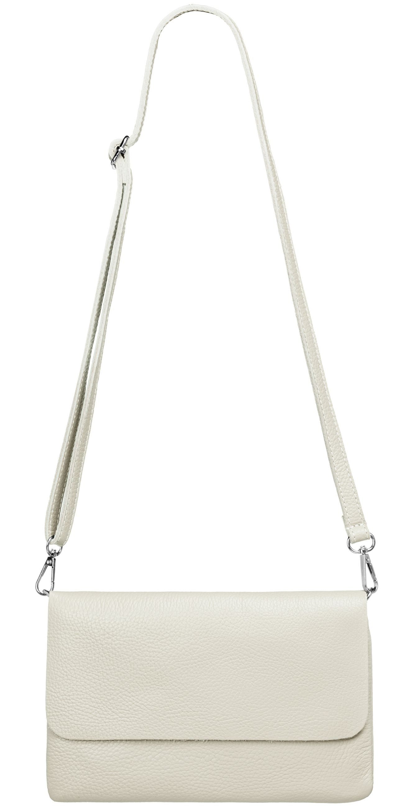 Caspar Clutch Abendtasche Damen Leder Handtasche - CLASSIC LINE - Modell No.835, leicht, elegant & unempfindlich - 100% Echtleder - Handmade in Italy – Bild 2 von 5