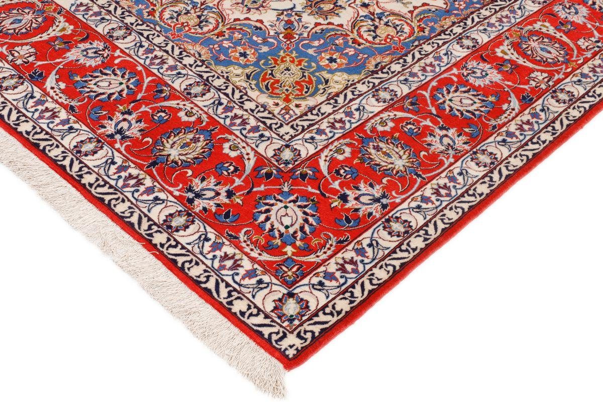 Orientteppich Isfahan Seidenkette 205x305 Handgeknüpfter Nain rechteckig, 6 Orientteppich, Trading, Höhe: mm