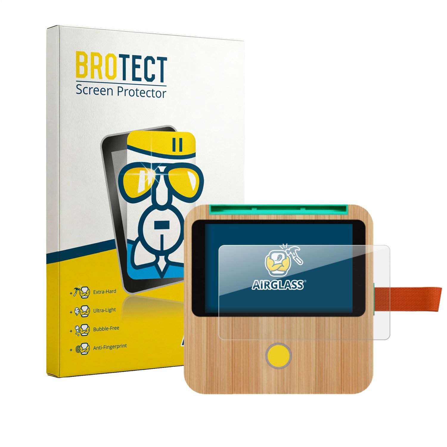 BROTECT Displayschutzglas Folie für tigerbox Touch, Schutzfolie Glas Panzer Display Schutz klar