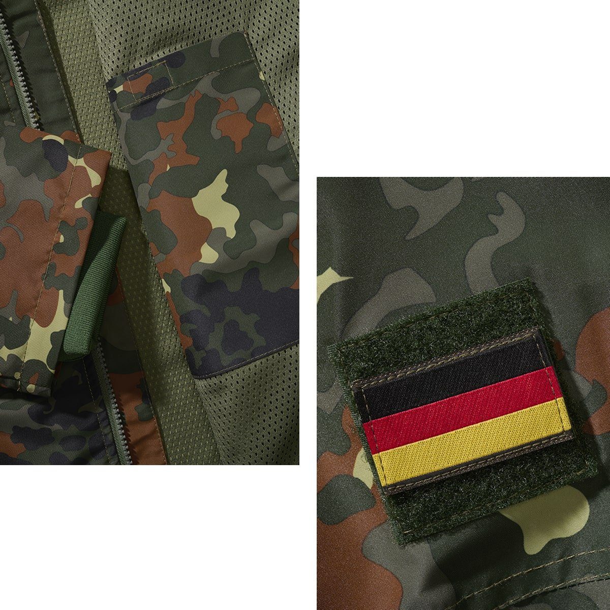 BWuM Windbreaker BWuM Tactical Windbreaker Zipper Sommer + Patch & Flaggen günstig online kaufen