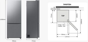 Samsung Kühl-/Gefrierkombination RB6000 RB53DG703CB1, 203 cm hoch, 75,9 cm breit