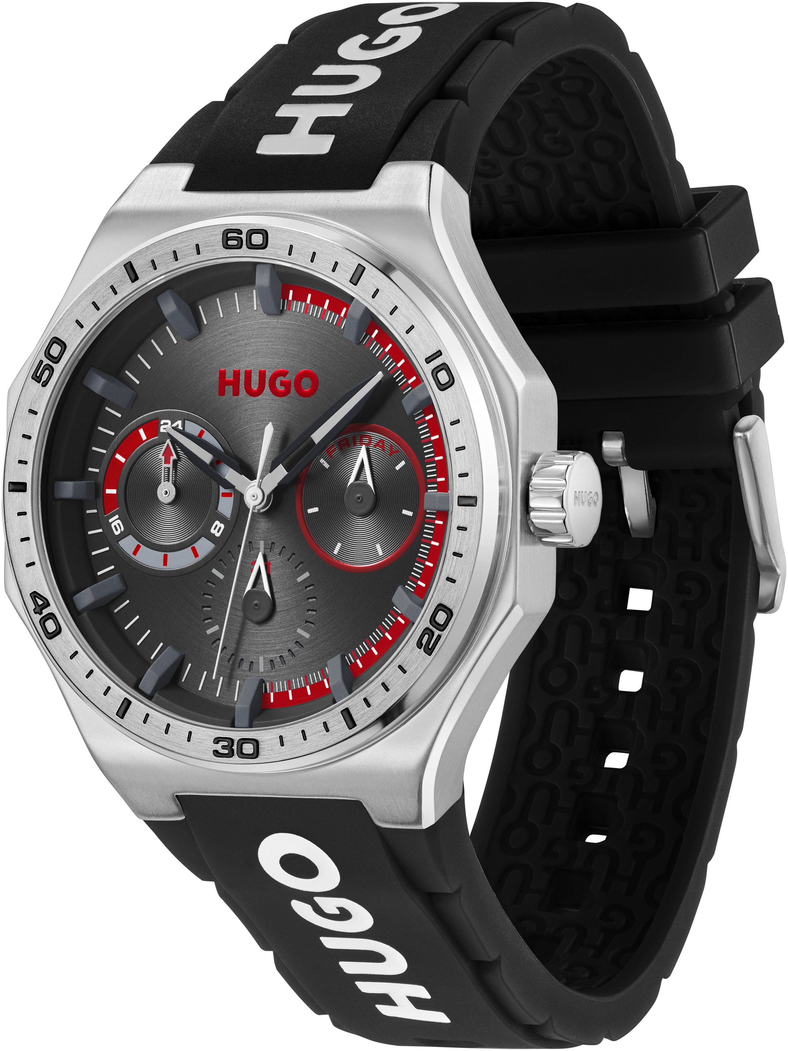 HUGO Multifunktionsuhr #GRAIL SPORT 1530397, Quarzuhr, Armbanduhr, Herrenuh günstig online kaufen