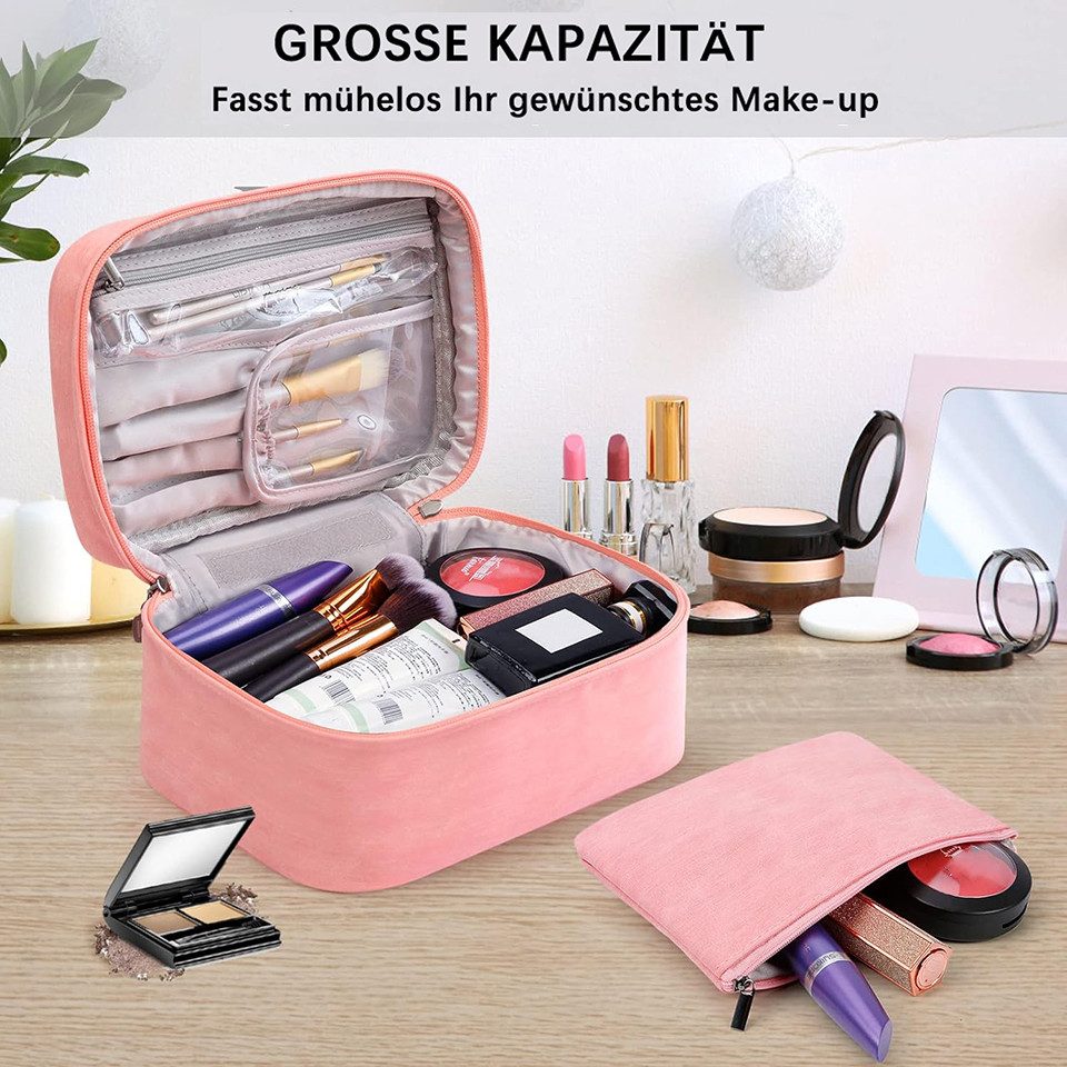 Coonoor Kosmetiktasche Wasserfeste Kulturbeutel Reise - Abnehmbare 4-Fach O günstig online kaufen