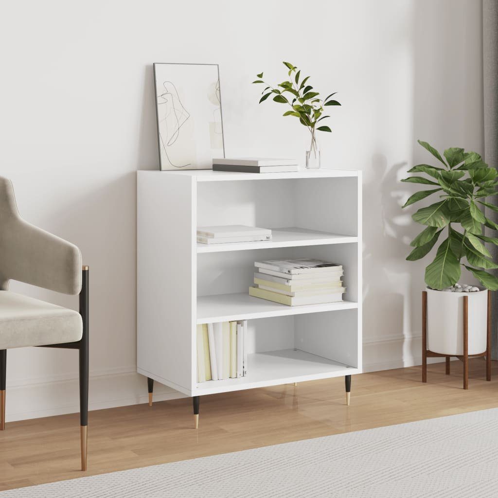 vidaXL Sideboard Sideboard Weiß 57x35x70 cm Holzwerkstoff (1 St)