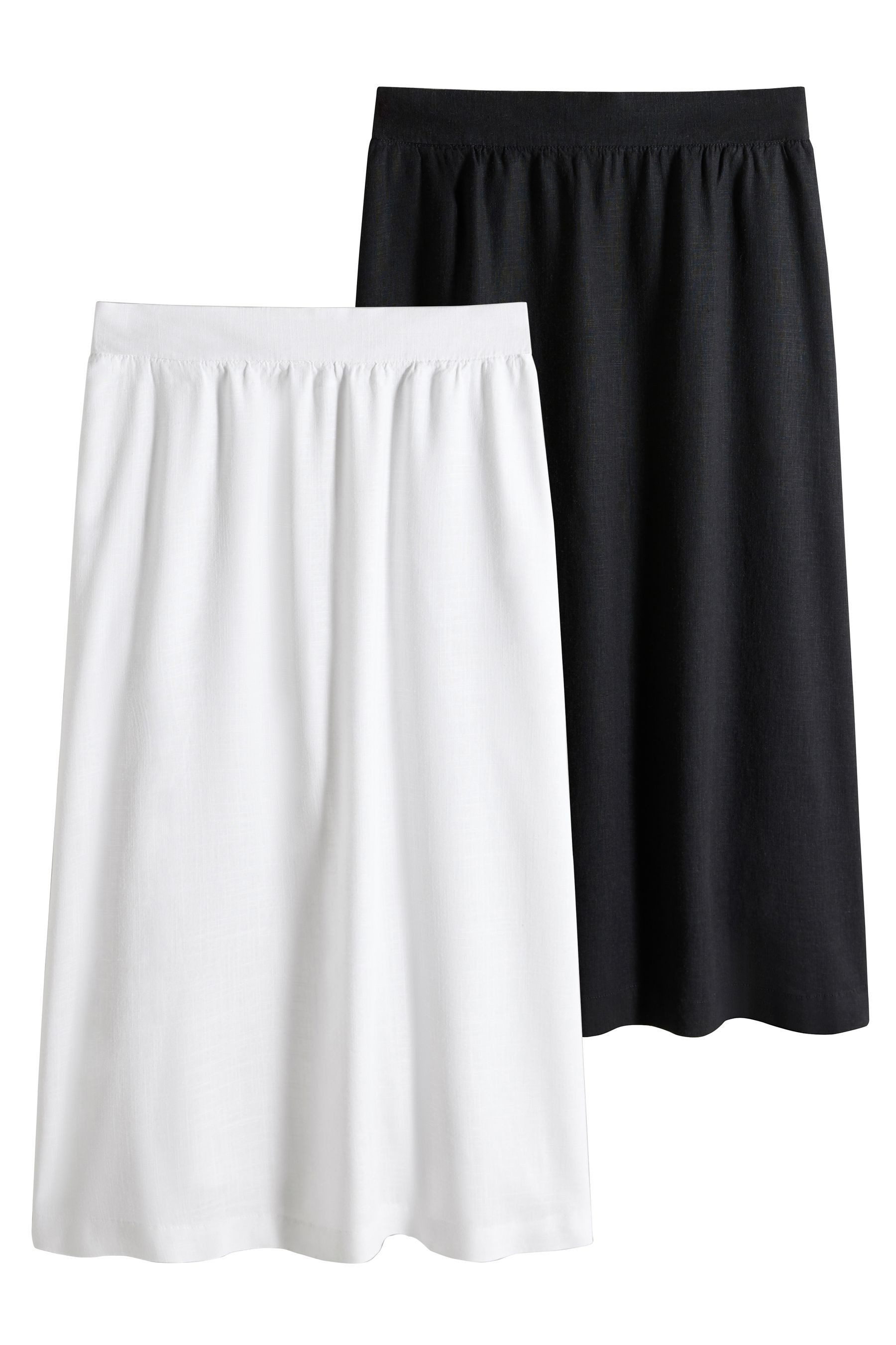 The Set Maxirock The Set Maxiröcke mit Leinenanteil, 2er-Pack (2-tlg) günstig online kaufen