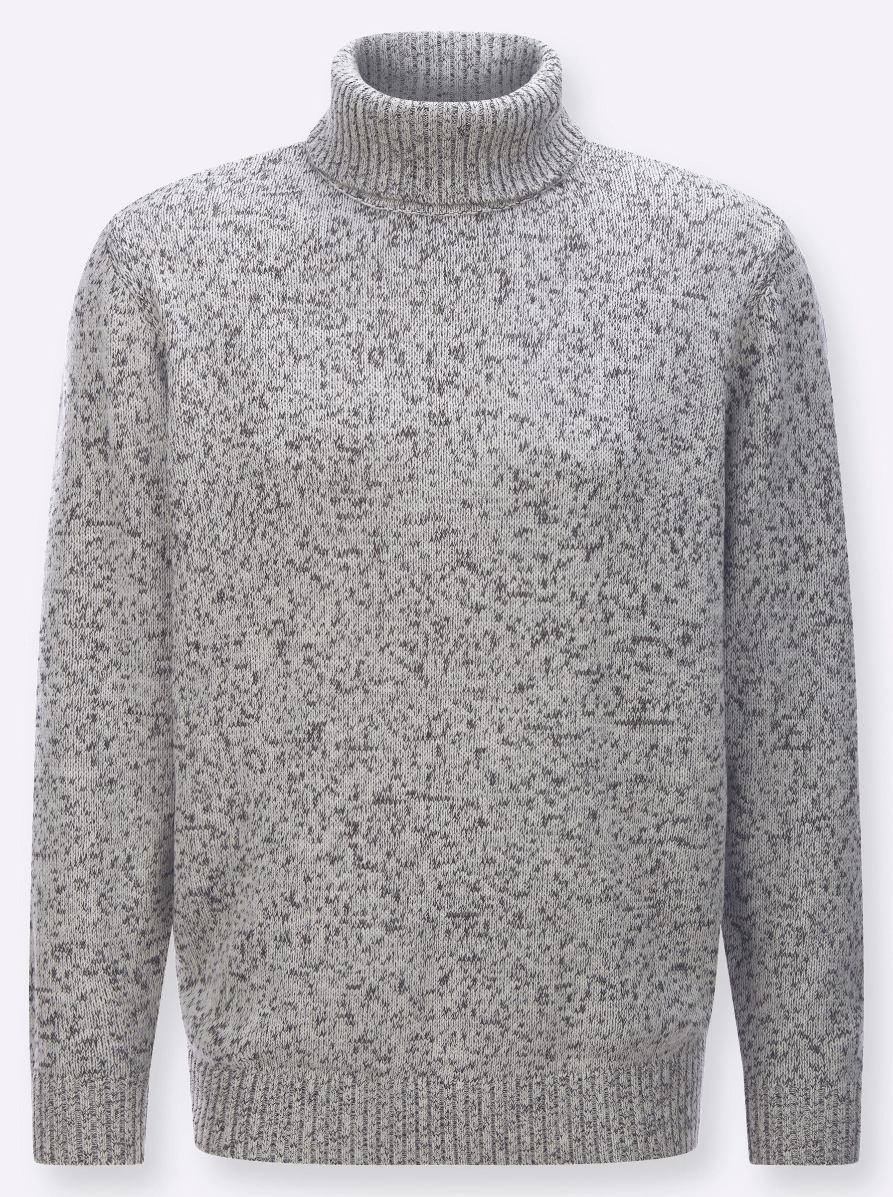 Strickpullover Rollkragen-Pullover Langarm
