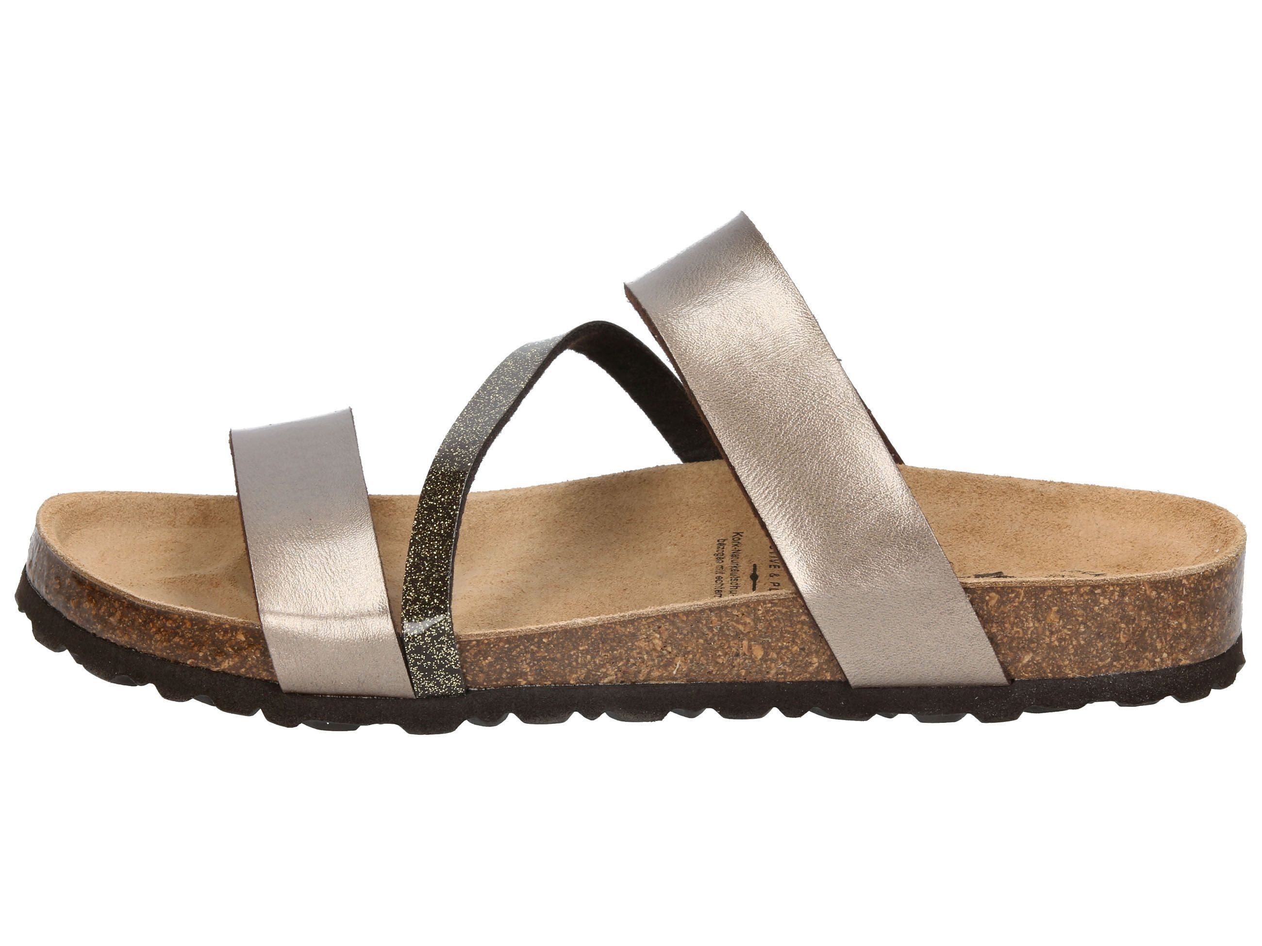 Lico Pantolette Bioline Glitter Hausschuh