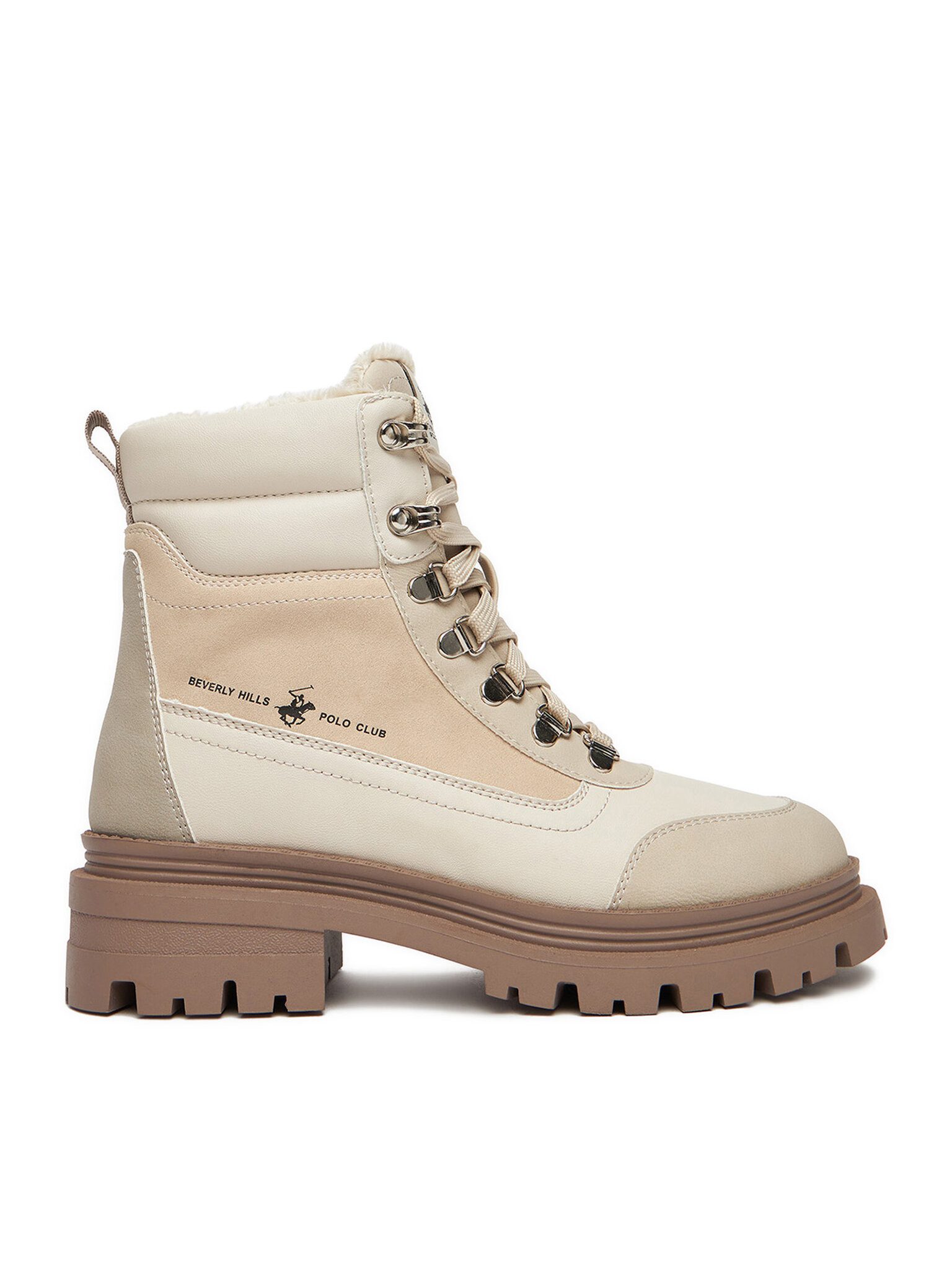 BEVERLY HILLS POLO CLUB Regular-fit-Jeans Beverly Hills Polo Club Damen-Denimstiefel Beige CEO-HY62070-7