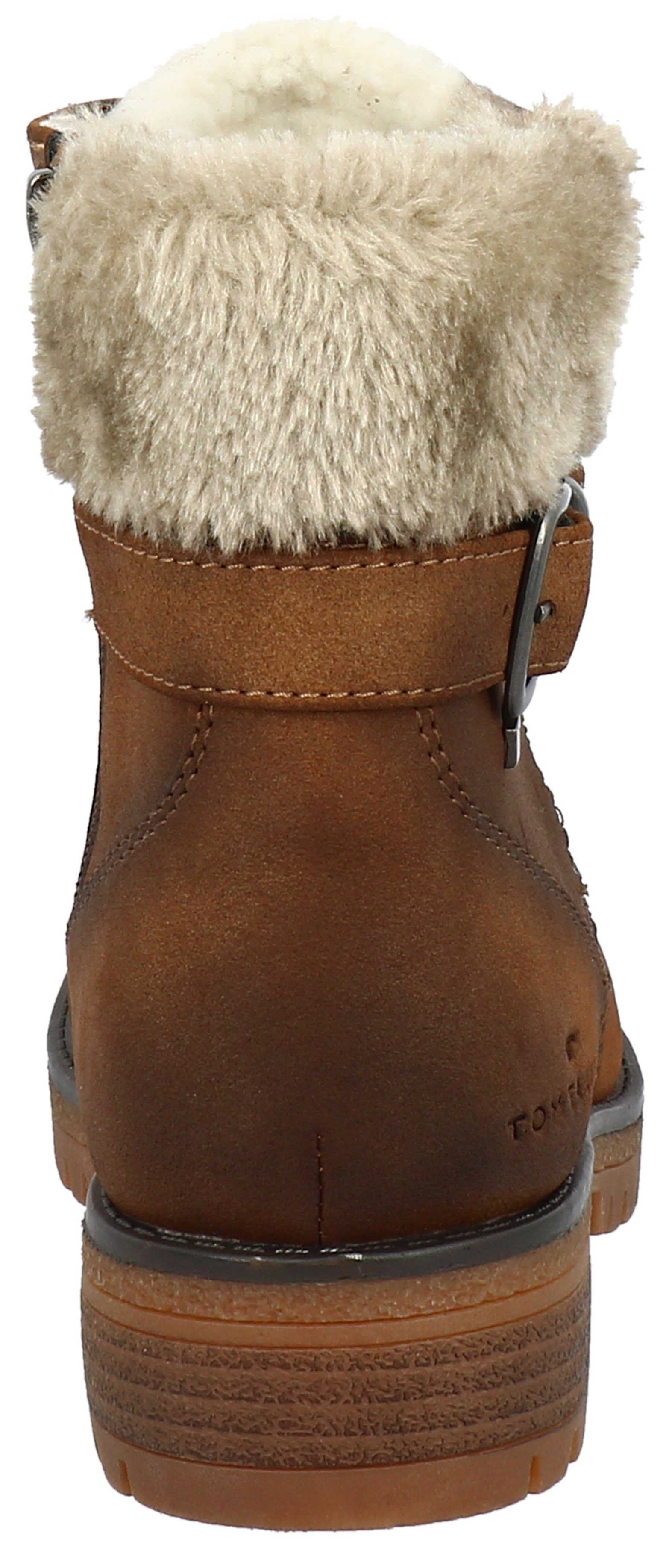 Winterboots mit modischer used TAILOR TOM whisky Zierschnalle