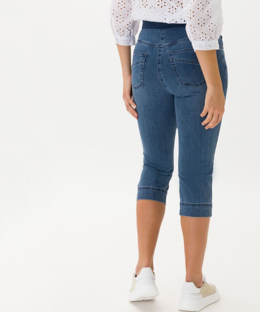 RAPHAELA by BRAX 5-Pocket-Jeans Style CAPRI PAMINA blau