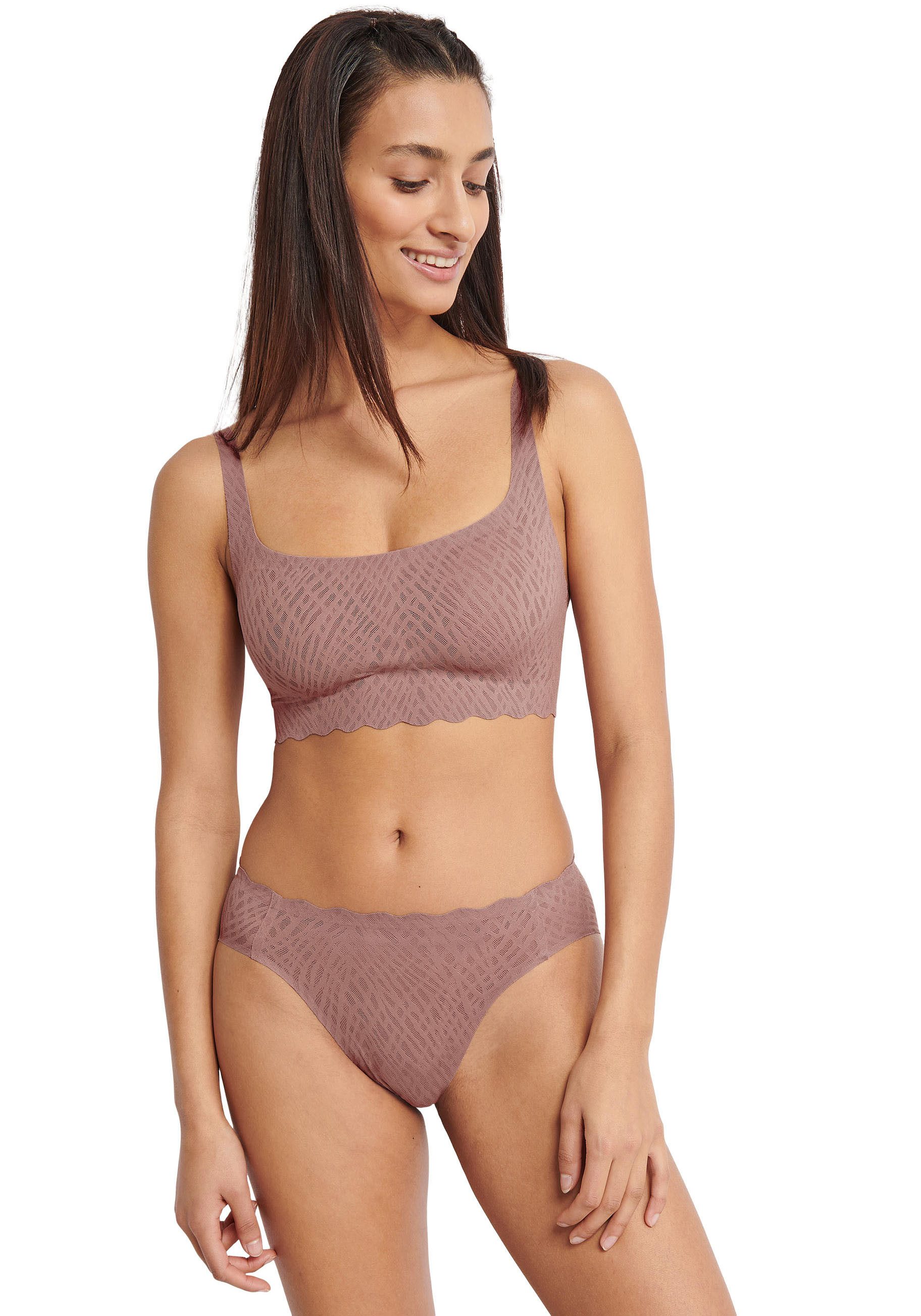 sloggi Bustier ZERO Feel Bliss Top unsichtbar mit Spitzenoptik günstig online kaufen