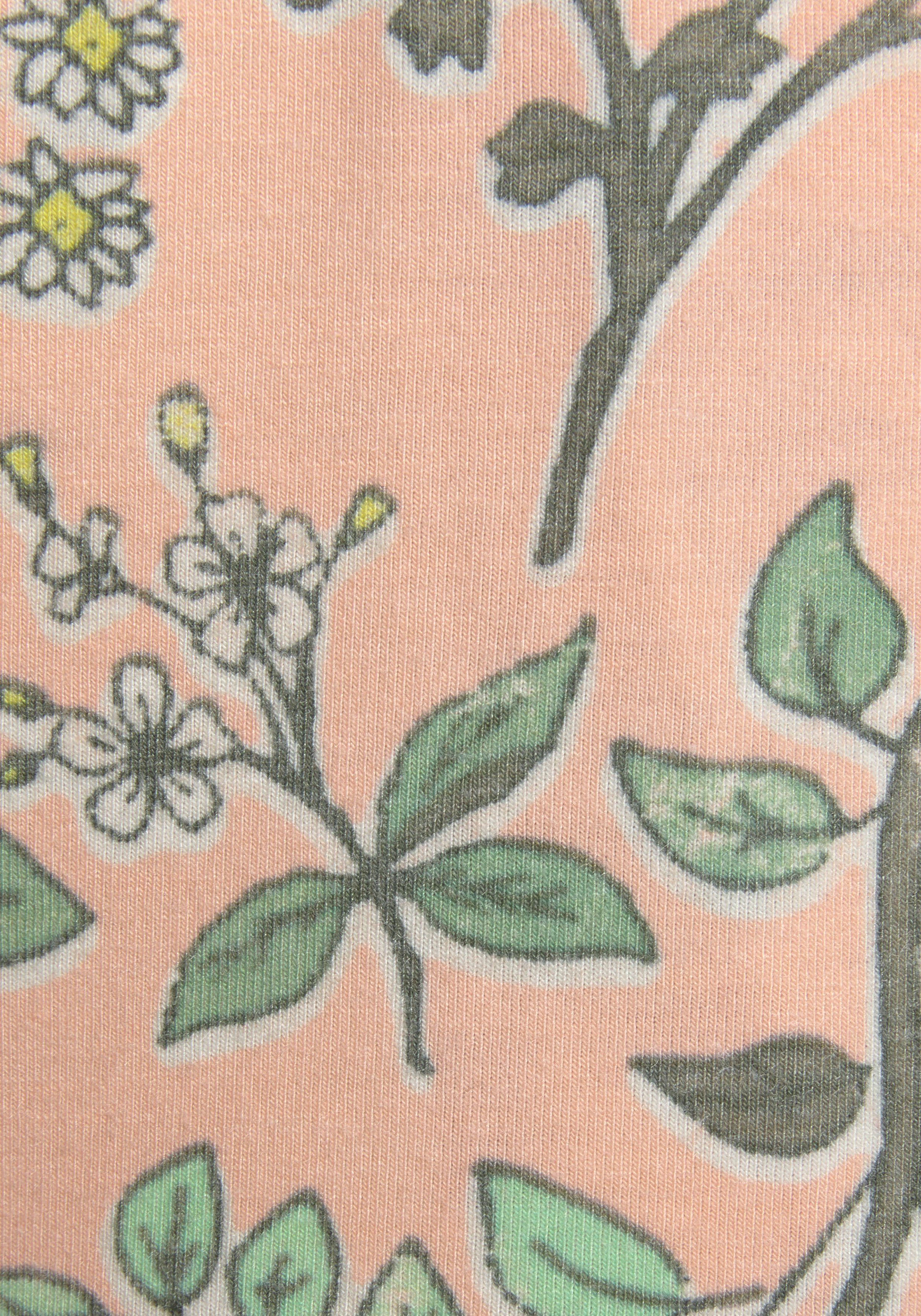 LASCANA Schlafshorts im Blumen Allover-Druck