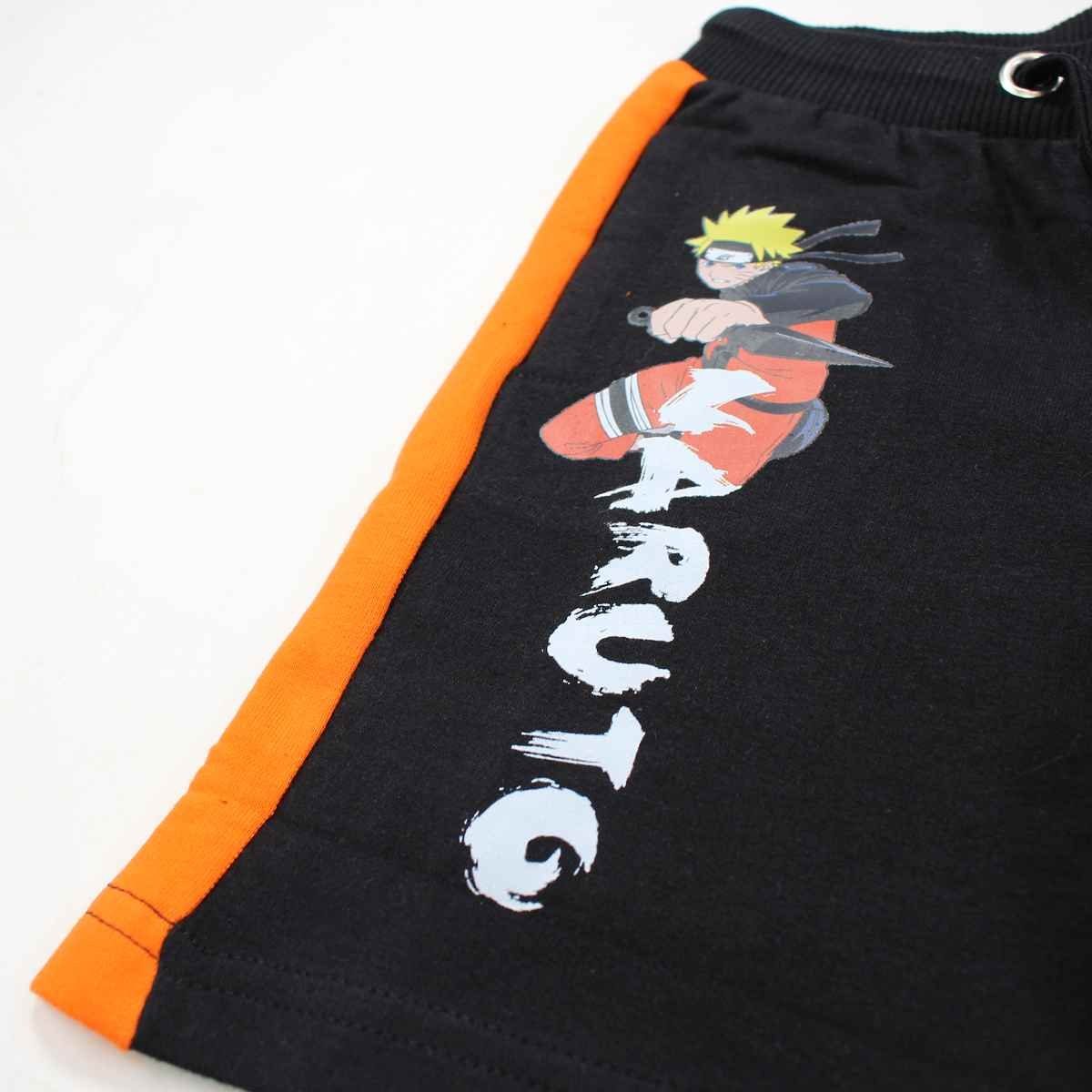 110 Kinder Schwarz Naruto 152 Gr. Shippuden Jungen 100% Shorts Shorts Baumwolle Naruto bis