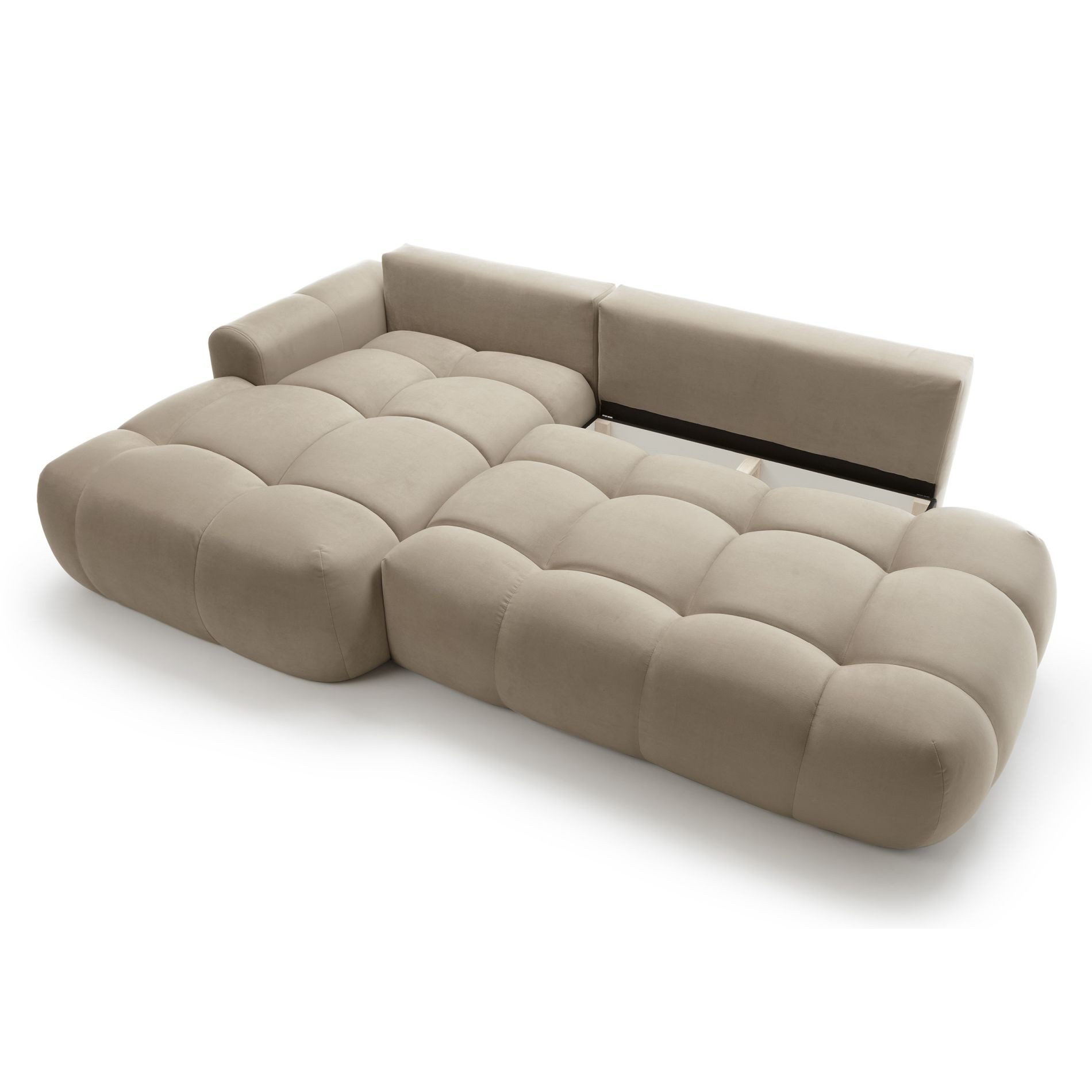 Selsey Ecksofa OMBO, mit Schlaffunktion, Stauraum, wasserfest