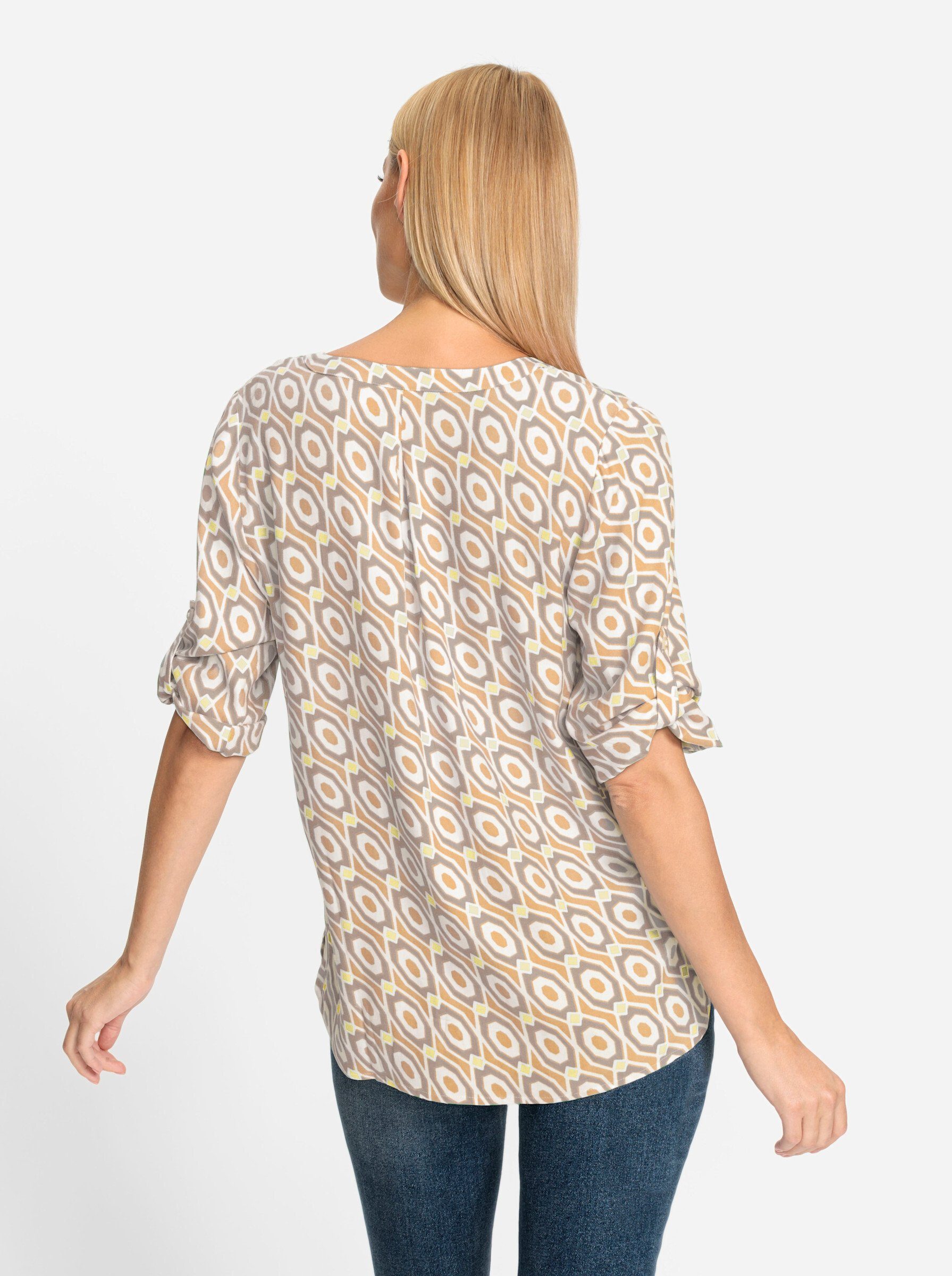 heine Klassische Bluse Druckbluse 3/4-Arm günstig online kaufen