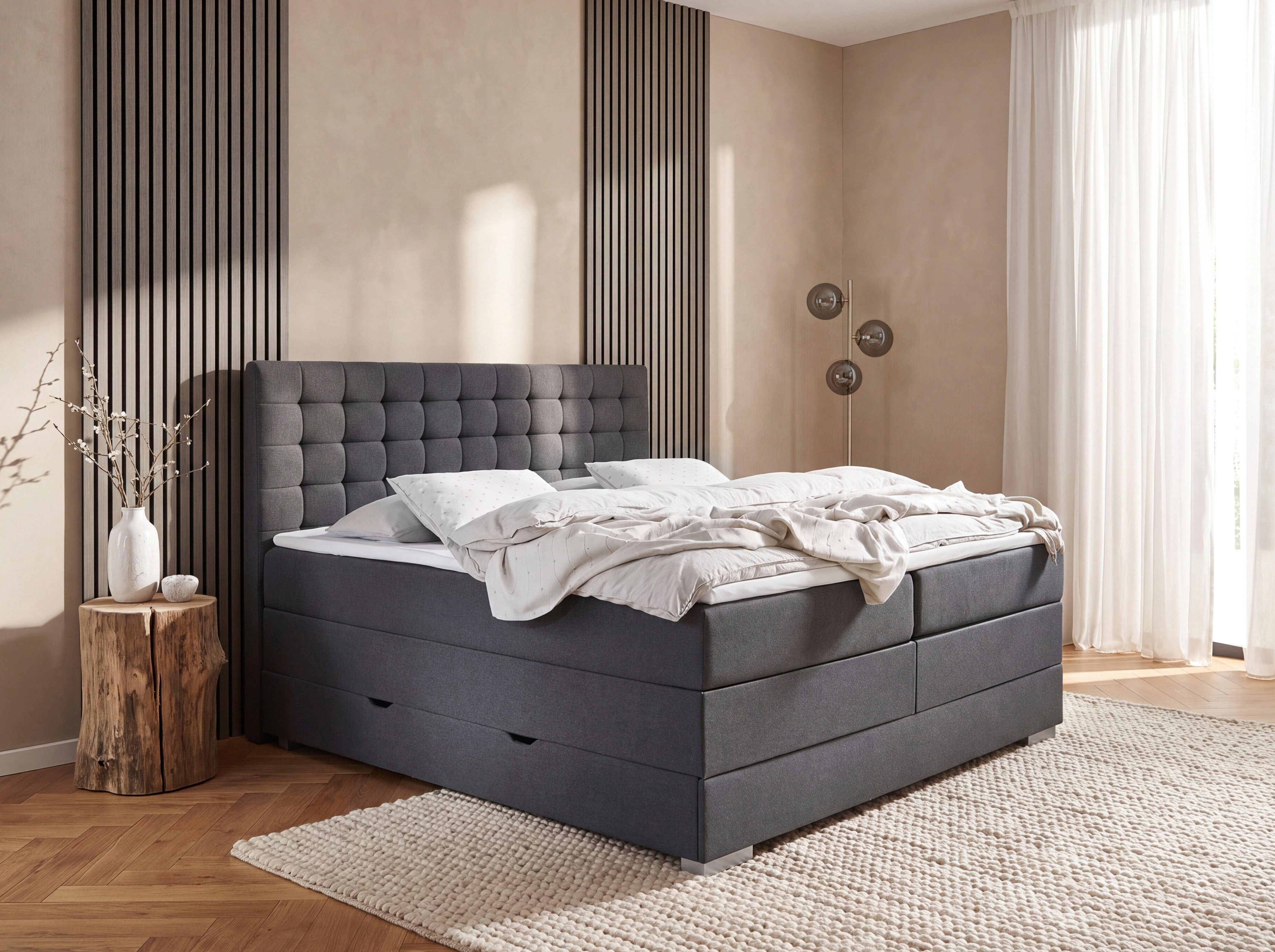 Home affaire Boxbett Keeva inkl. Bettkasten und Topper, erhältlich in der Breite 180x200cm