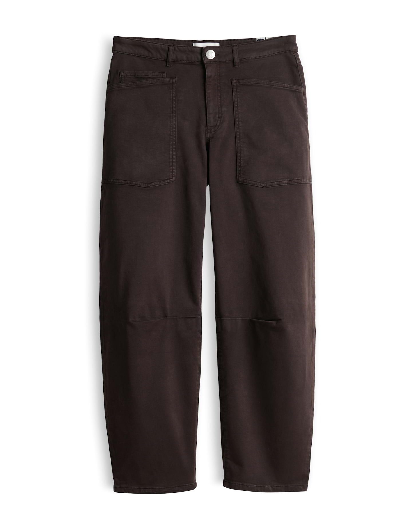 OPUS PANTS Relax-fit-Jeans Lisana vibrant aus weichem Satin Ovale Beinform mit Cargotaschen und Abnäher am Knie – Bild 2 von 5