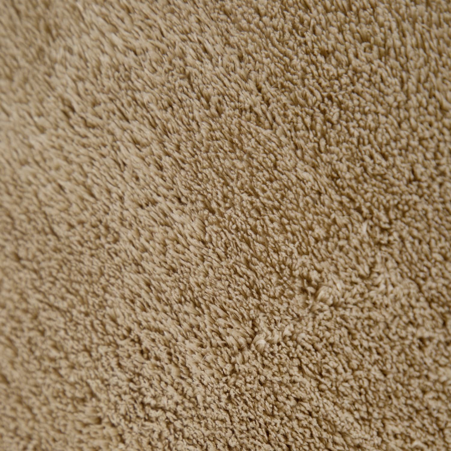 KADIMA DESIGN Teppich waschbar Unifarben Wohnzimmer schmutzabweisend Teppich Kurzflor, Quadrat, Höhe: 14 mm, Florhöhe: 10 mm, 100% Polyester, Quadrat, 200Scm, Natur