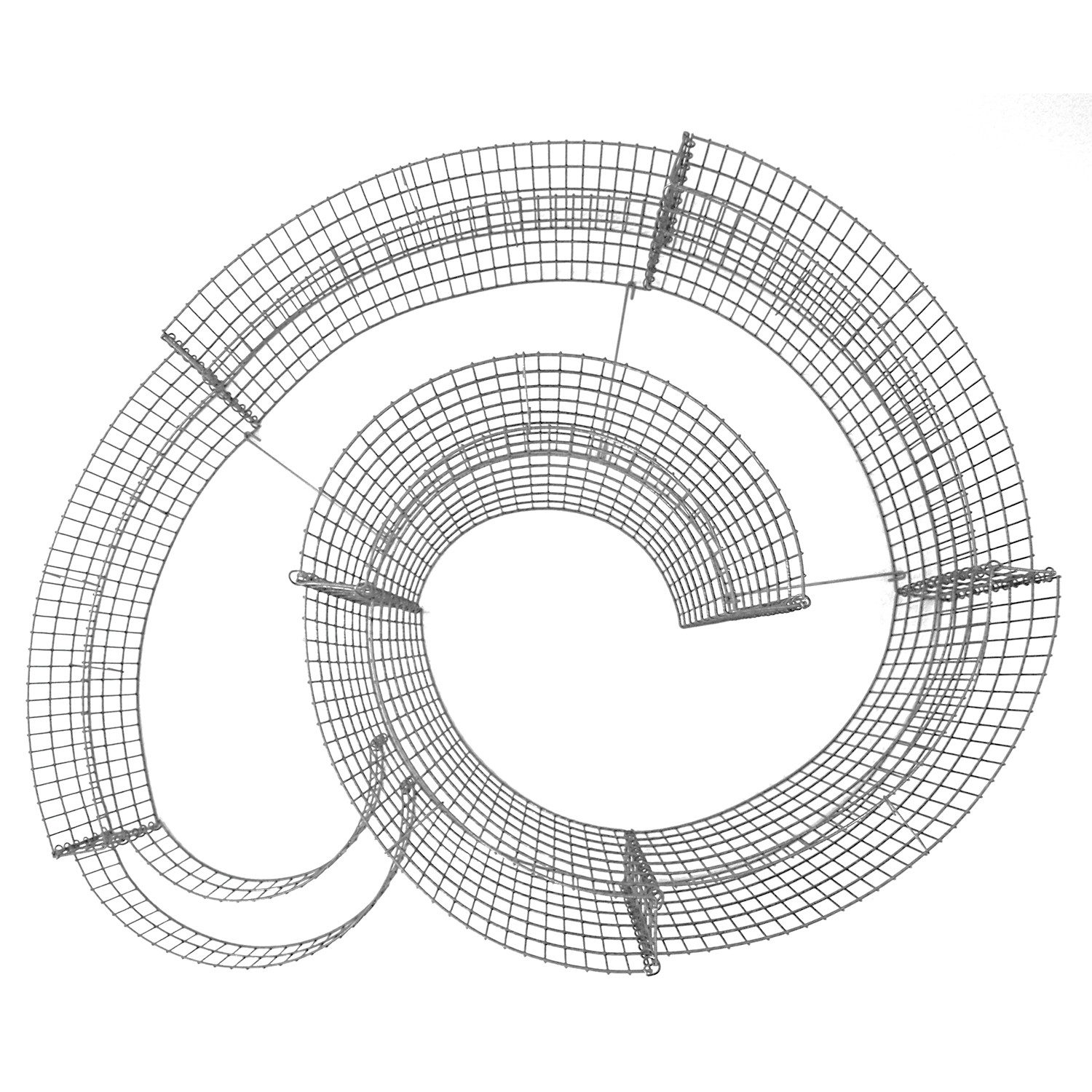 Bellissa Kräuterspirale Grünkraut-Kräuterspirale Steinkorb-Kräuterschnecke 140x110x20/80 cm