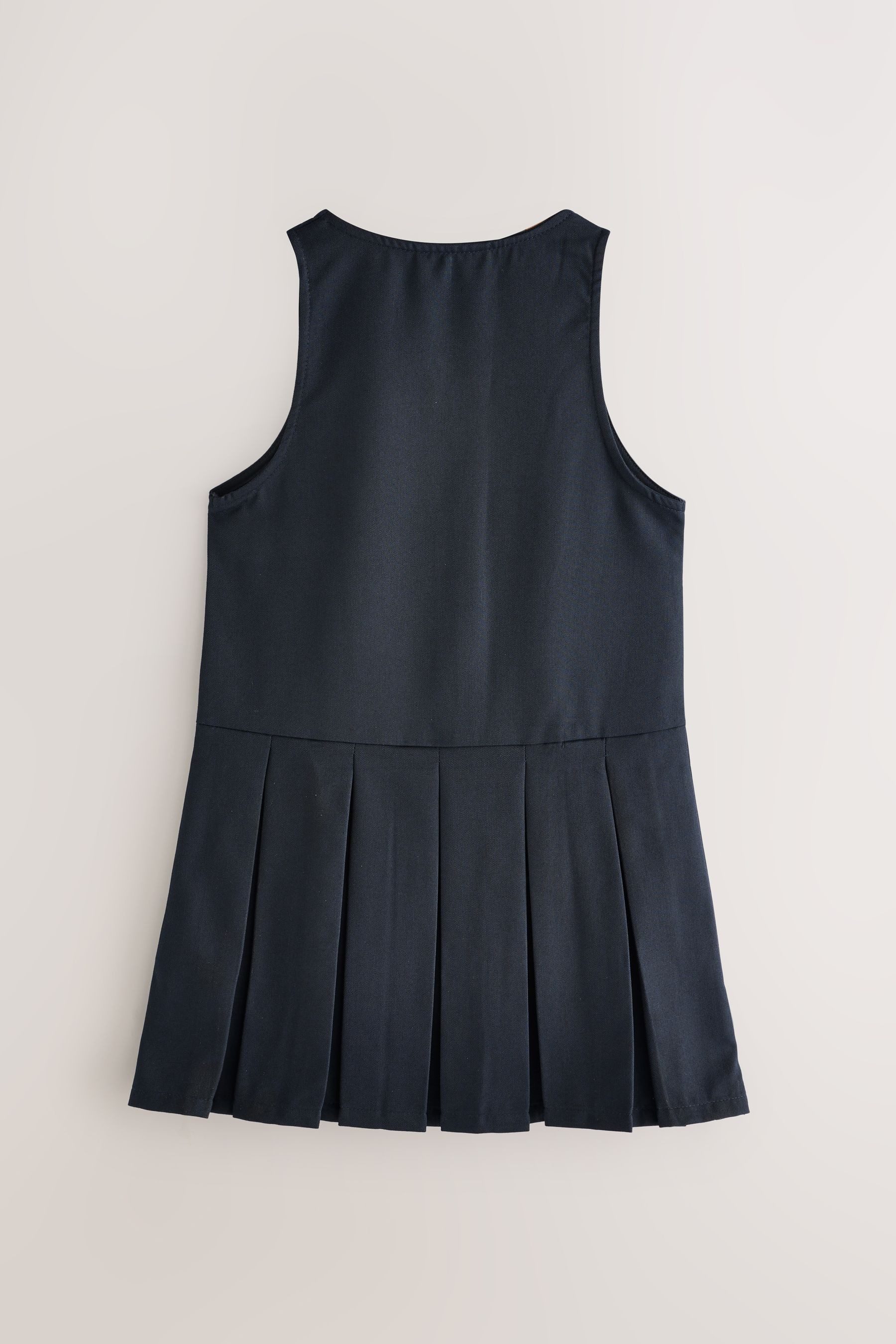 Clarks Plisseekleid Clarks Girls Trägerkleid mit RV vorne, 2er-Pack (2-tlg)