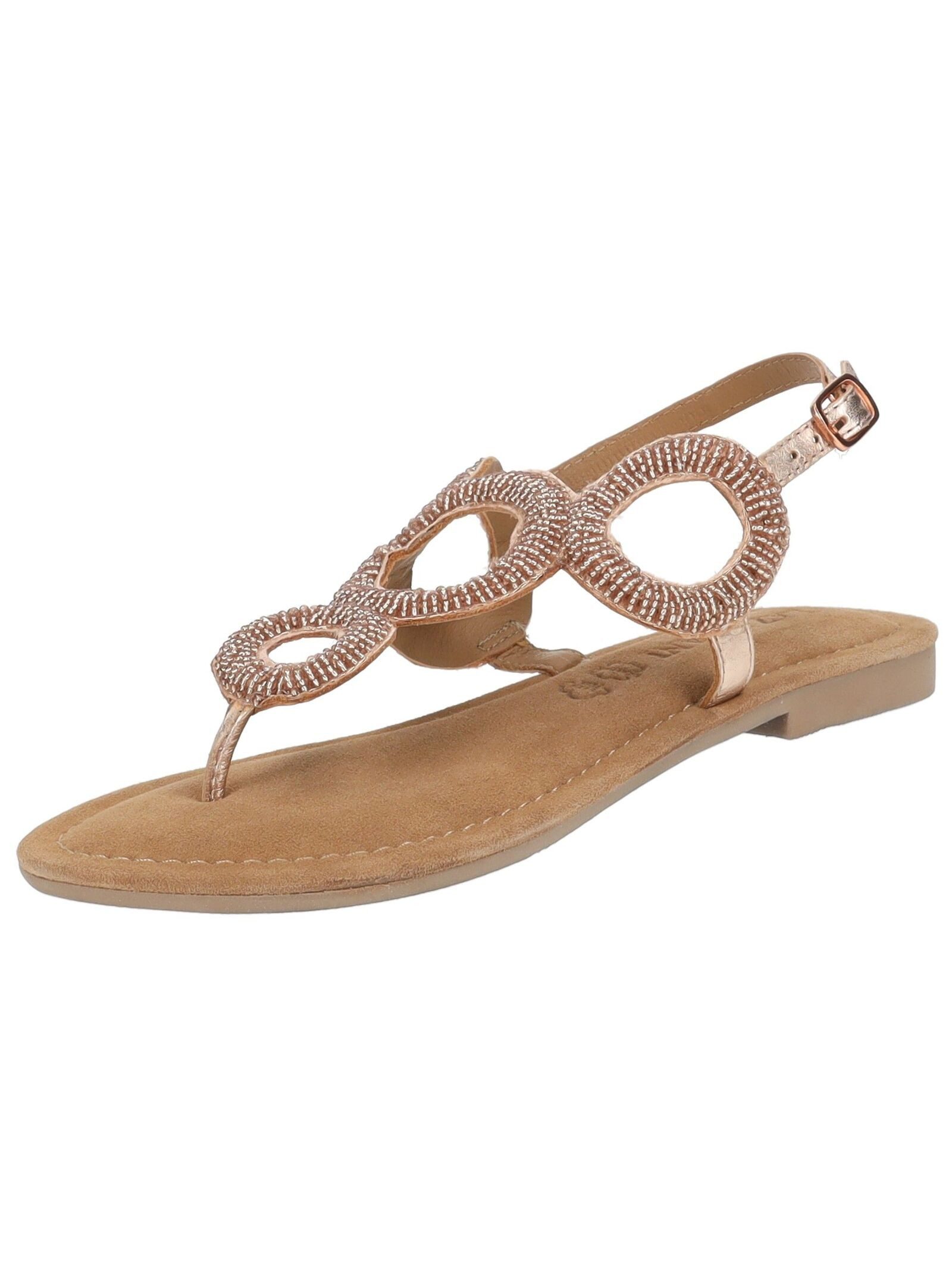 Lazamani Sandalen Leder Riemchensandale