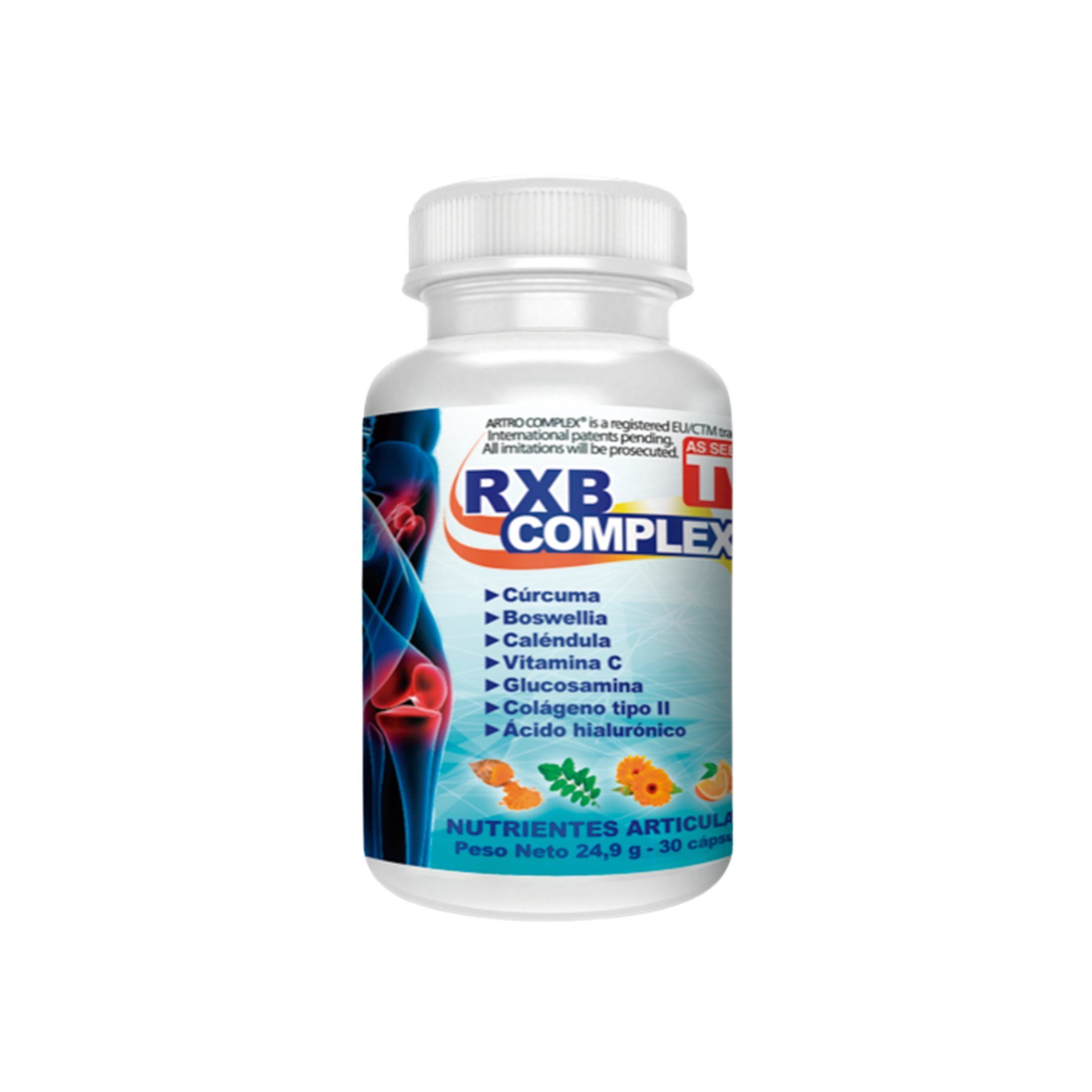 Best Direct® Körperpflegemittel RXB Complex®, 30-tlg., Nahrungsergänzungsmittel mit Kurkuma, Ringelblume und Vitamin C