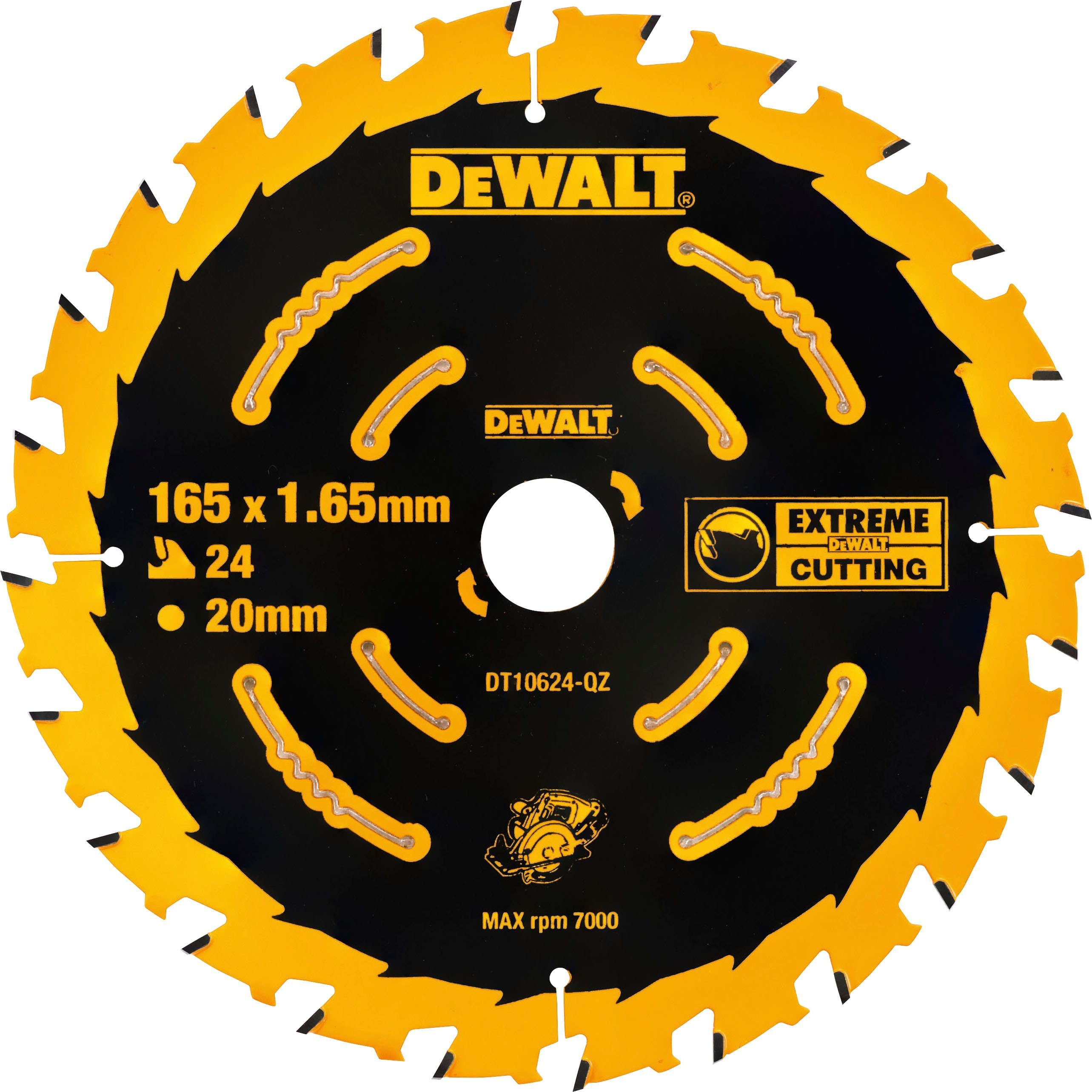 DeWalt Kreissägeblatt DT10640-QZ, für Akku-Handkreissägen feine Schnitte für