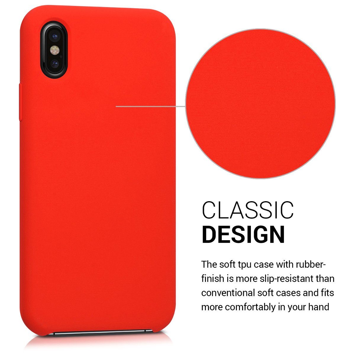 kwmobile Handyhülle Handyhülle für Apple iPhone X Hülle, Weiches Handy Silikon Case - Schutzhülle Cover