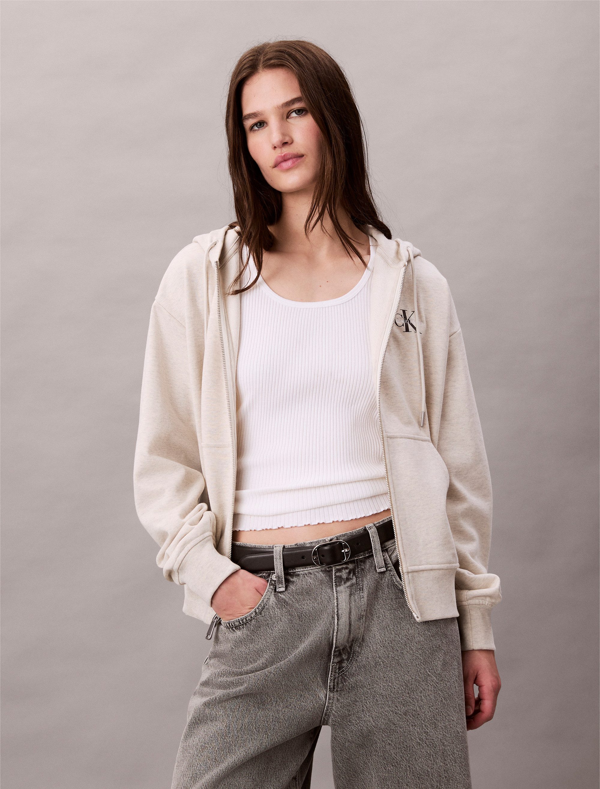 Calvin Klein Jeans Sweatjacke MNLG FRNCH günstig online kaufen