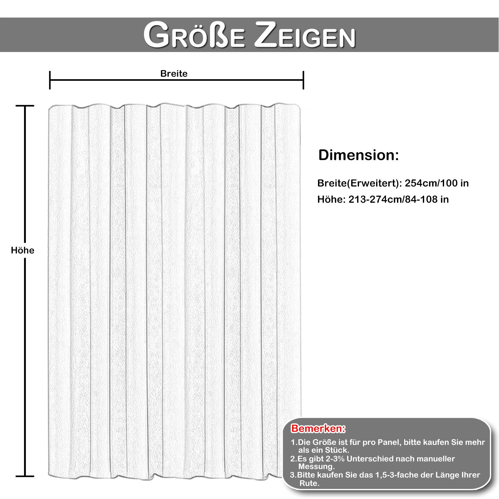 BTTO V&G Gardine Raumteiler Vorhang,Extra Breite (1 St), blickdicht, Verdun günstig online kaufen