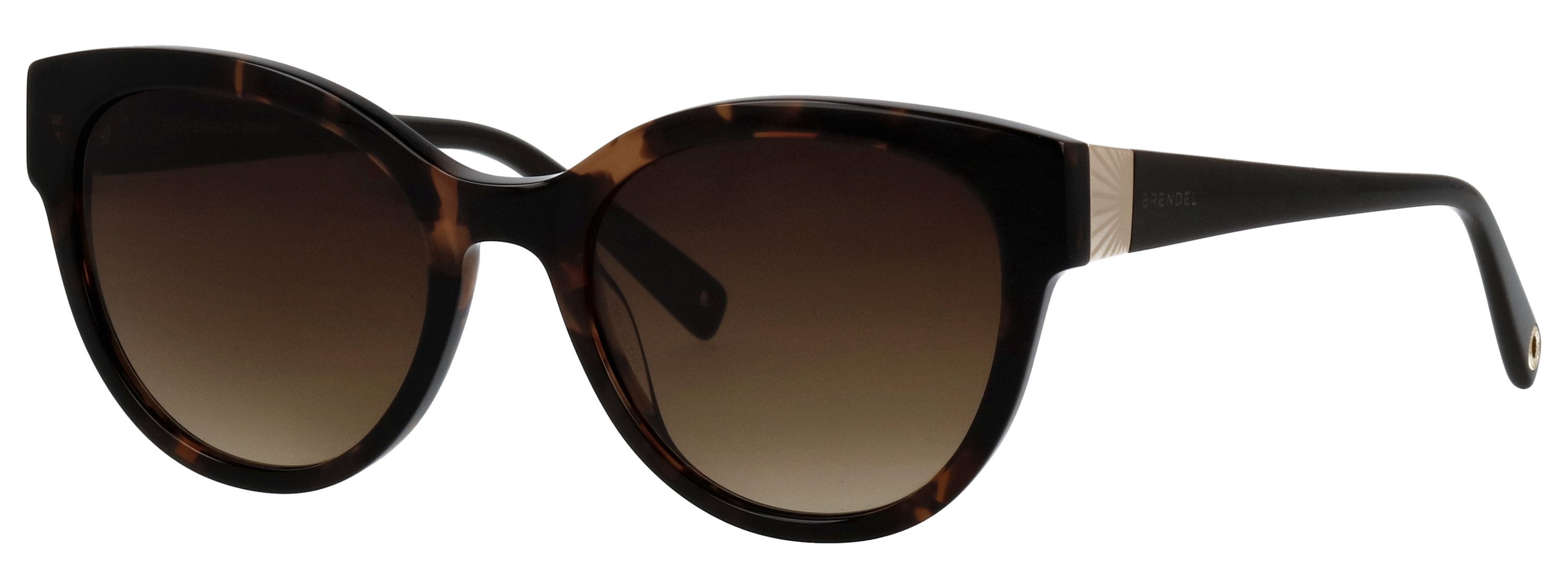 BRENDEL eyewear Sonnenbrille Modell 906209 Form Panto, Logoschriftzug auf Bügel, Kunststofffassung