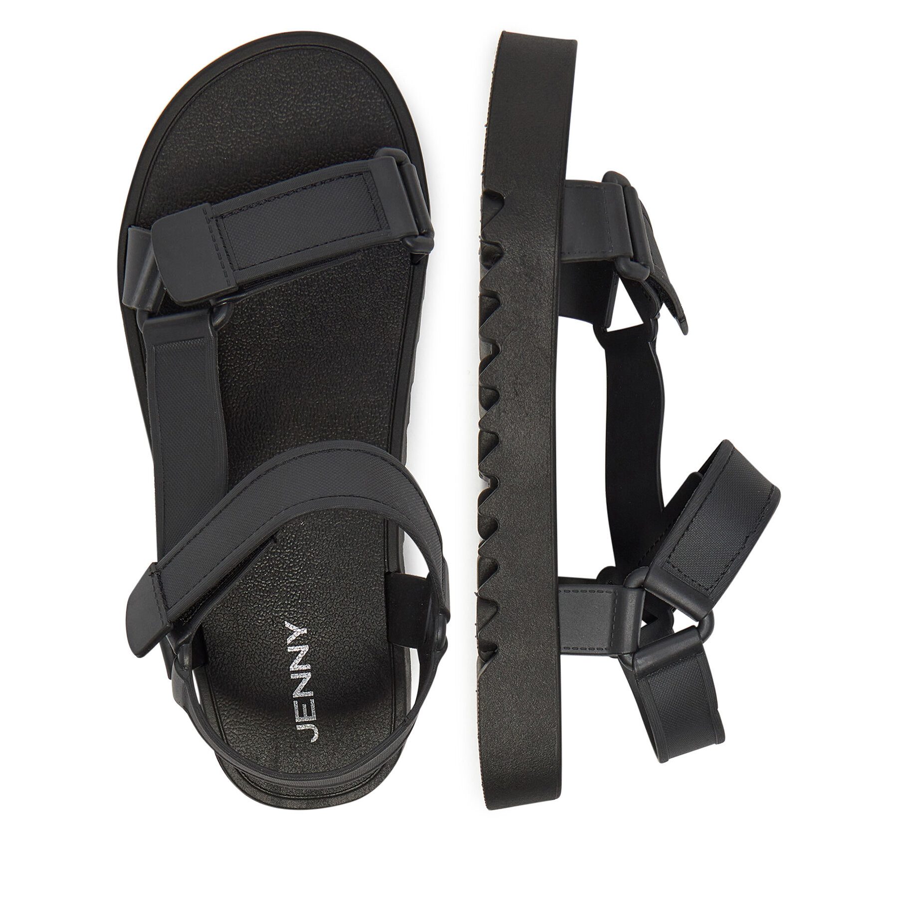 Jenny Jenny Damen Sandalen Schwarz CT0613-71 Sandale
