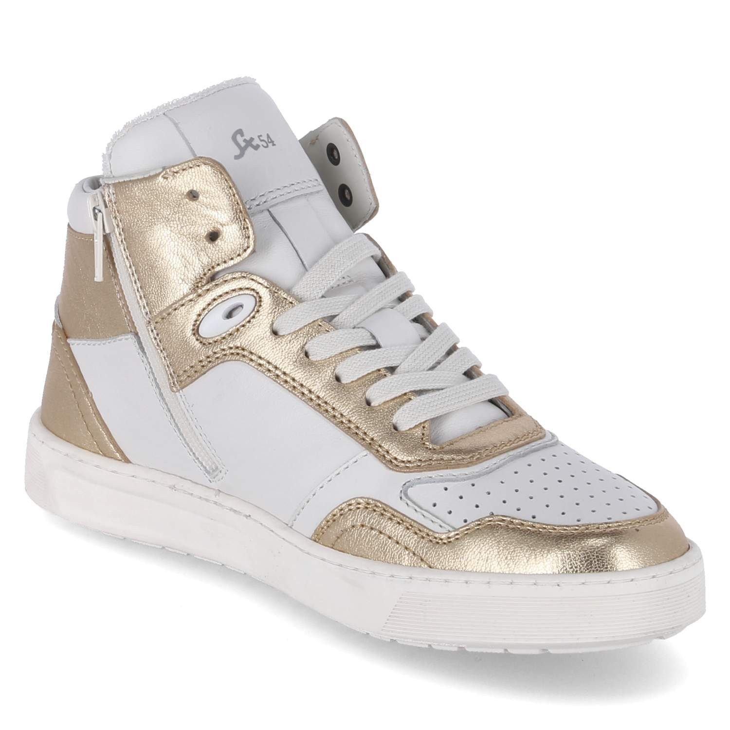 SIOUX Maite x Sioux-Sneaker, Farbauswahl: Weiß/Gold Sneaker