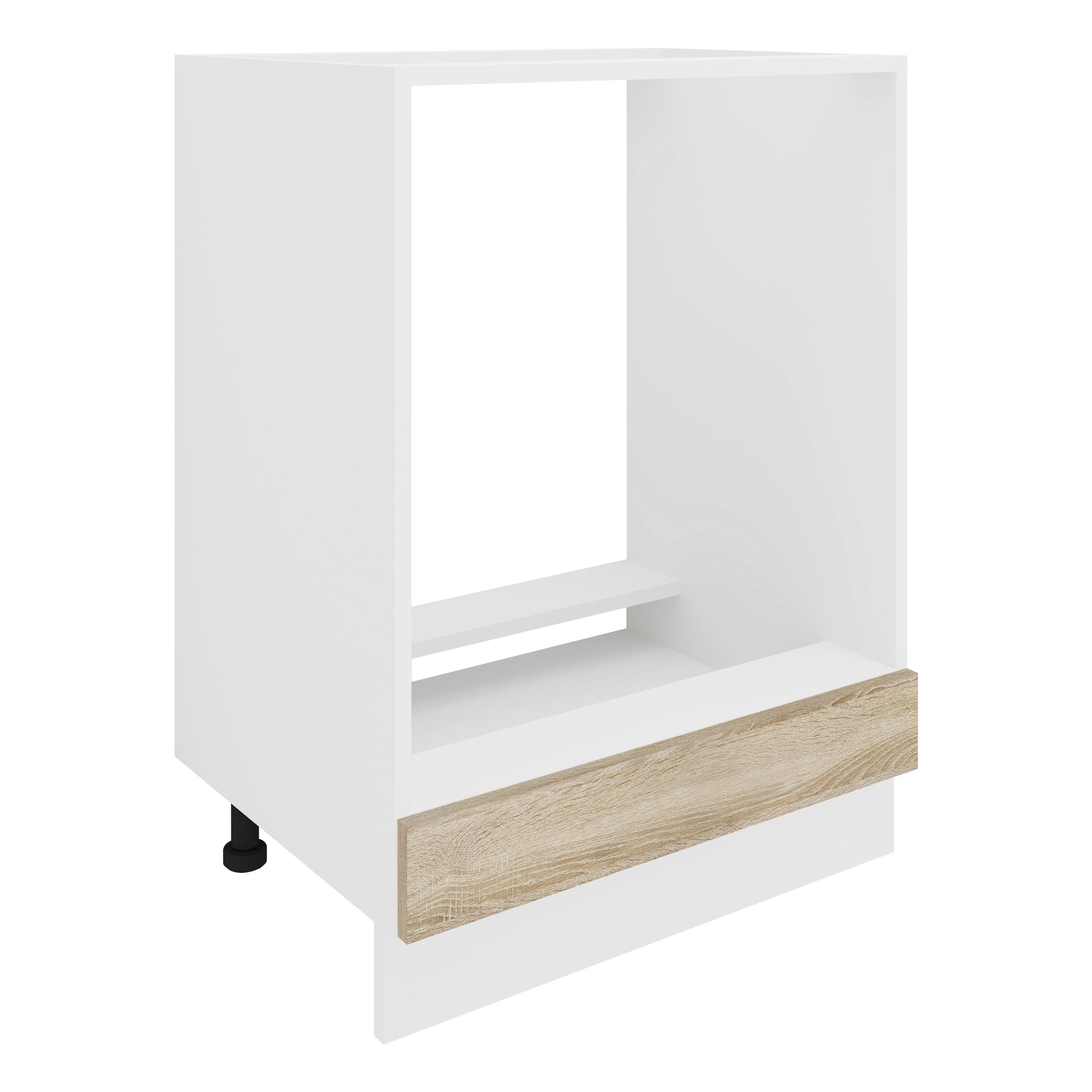 VCM Herdumbauschrank Esilo Küchenschrank B. 60 x T. 46 x H. 82 cm Küchenmöbel Herdumbauschrank 1 Fach