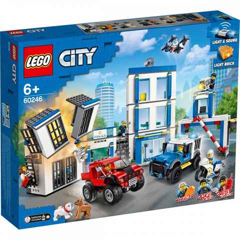 LEGO® Konstruktions-Spielset 60246 City Polizeistation, Konstruktionsspielzeug