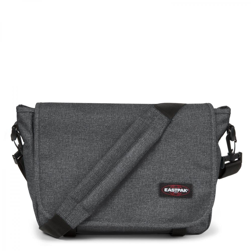 Eastpak Umhängetasche JR Umhängetasche 11,5 L wasserbeständig, Black Denim Grau, Gepolsterter Gurt, abnehmbar, wasserbeständig