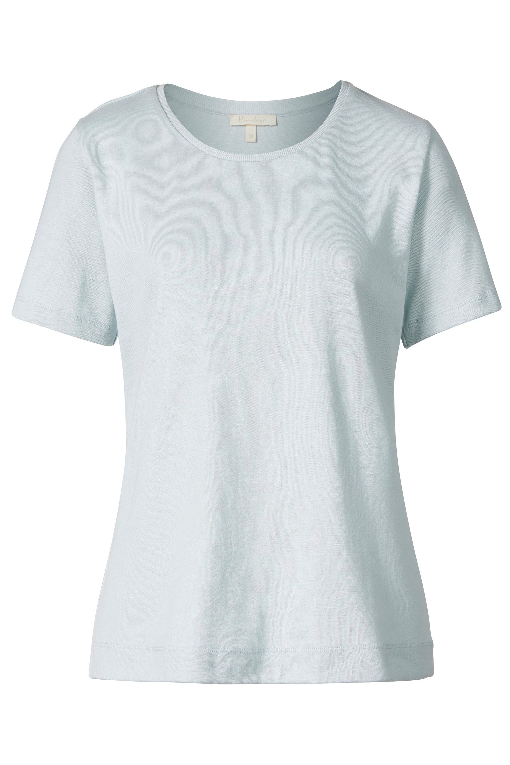 Himalaya Clothing Kurzarmshirt Basic T-Shirt Damen "Alma" mit Rundhalsausschnitt aus Bio-Baumwolle Vielseitiges Shirt mit hohem Tragekomfort
