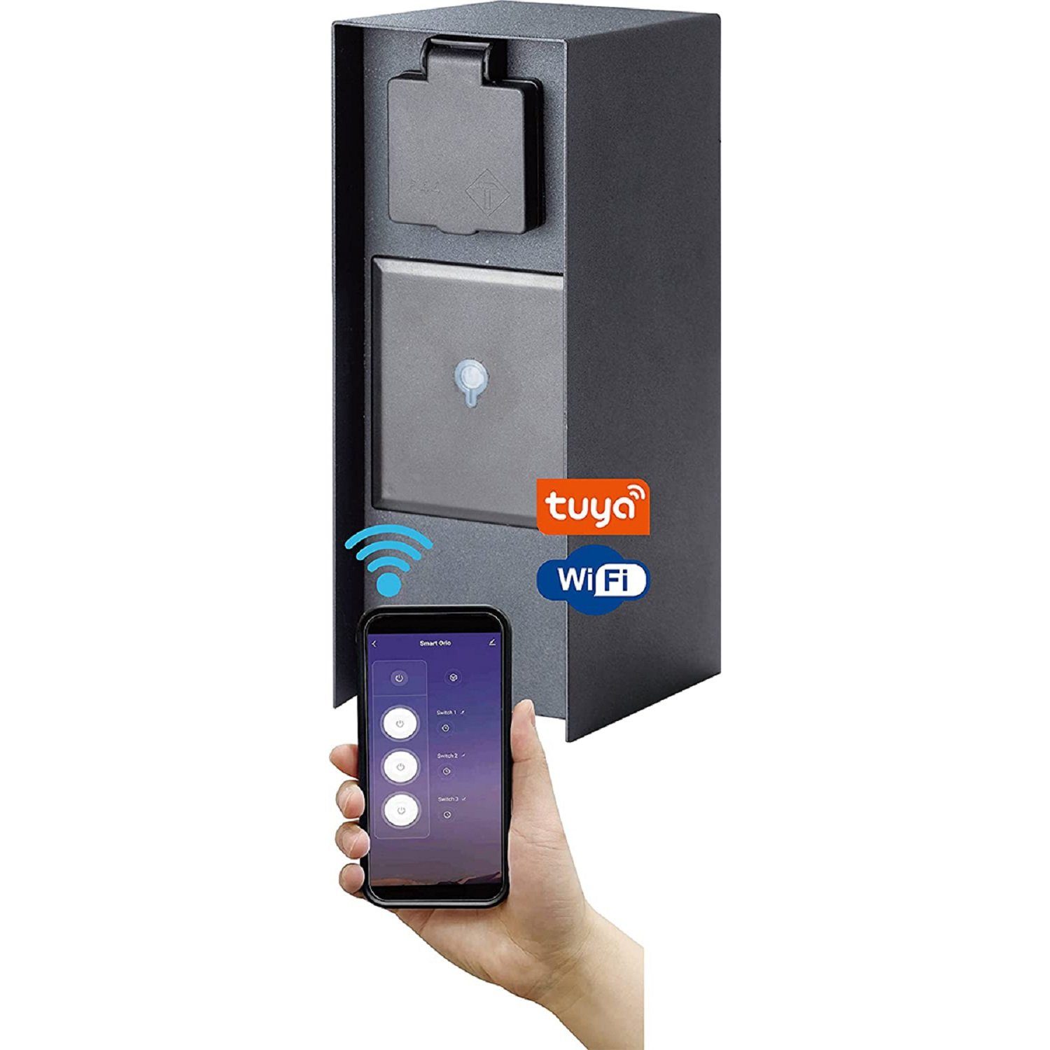 Die Bold GmbH Gartensteckdose Orio, Smart Home, WLAN, iOS & Android