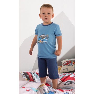 Erwin Müller Pyjama Kinder-Shorty (2 tlg) Single-Jersey gemustert
