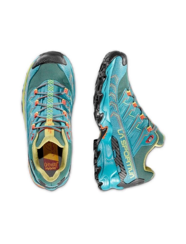 La Sportiva Trail-Laufschuhe Ultra Raptor II GTX (wasserdicht) blau/gelb Damen Wanderschuh
